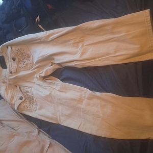 Luxe Tan Jeans